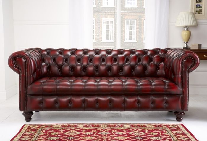 Chesterfield Sofa 3 SITZER Polster Designer Couchen Sofas Garnitur SL Sofa 17