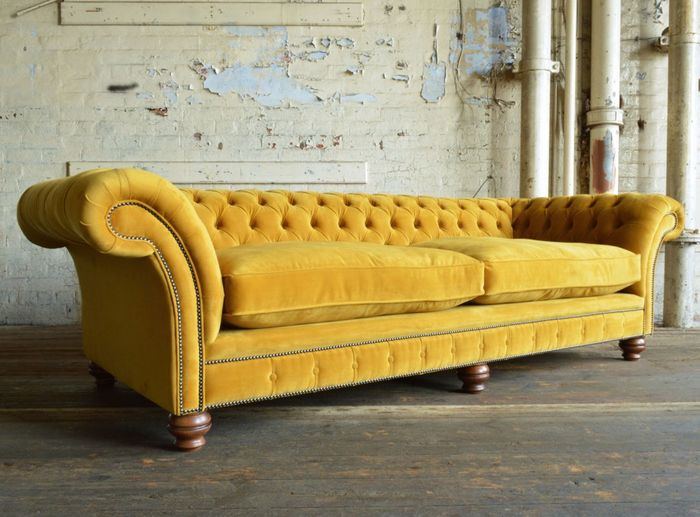 Chesterfield Sofa 3 SITZER Polster Designer Couchen Sofas Garnitur SL Sofa 18