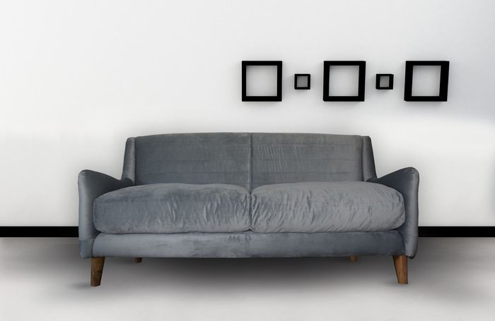 Sofa Stoff Textil Sofa Couch Polster Designer Garnitur Stoffsofa Couchen No.33