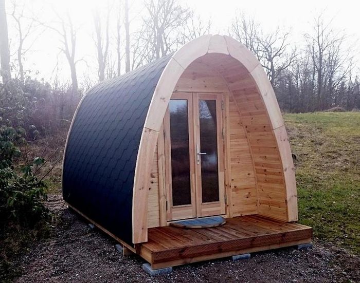 Campinghütte Camping Haus Holzhütte Mobilheim Naturhütte Freizeithaus