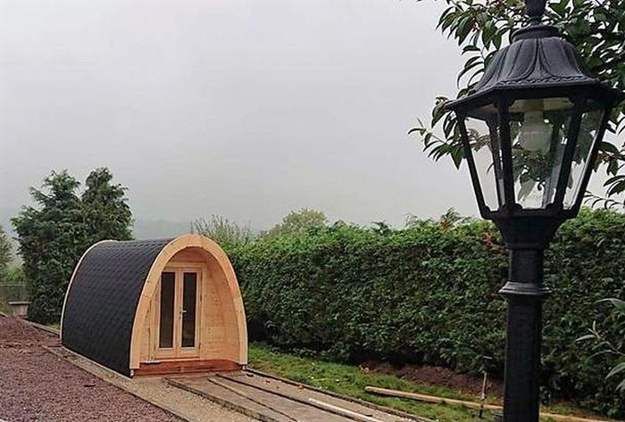 Wochenendhaus Mobilheim Campinghütte Freizeithaus Tiny House Naturhütte