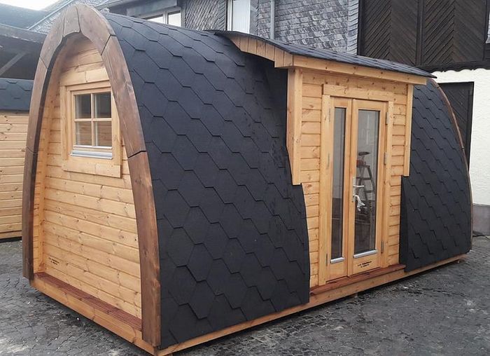Camping Haus Wochenendhaus Gartenhaus Hütte Holzhütte Schwedenhütte