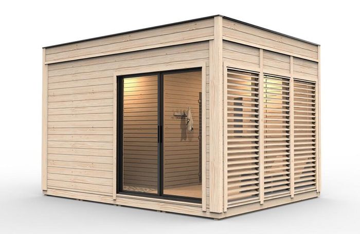 Holzhaus Gartensauna Holzsauna Outdoor Sauna Moderne Sauna Saunahütte