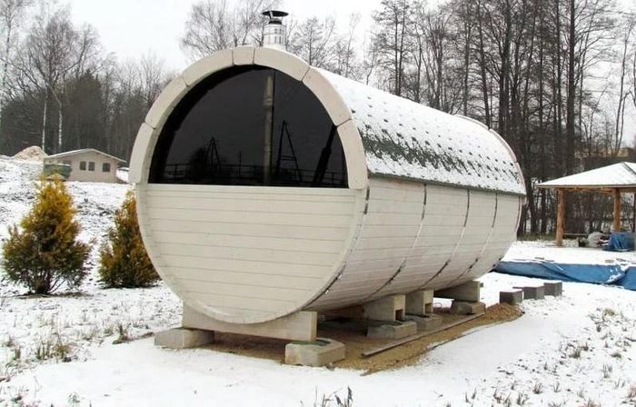 Saunafass Gartensauna Saunatonne Naturfasssauna Wellnessfass Fasshütte