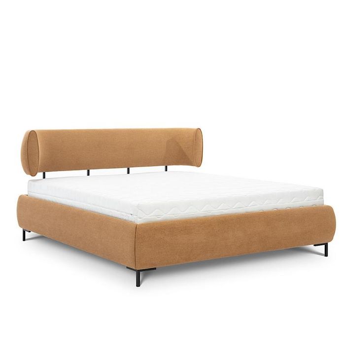 Schwarz-Braune Schlafzimmer Möbel Designer Bett Kleiderschrank Kommode