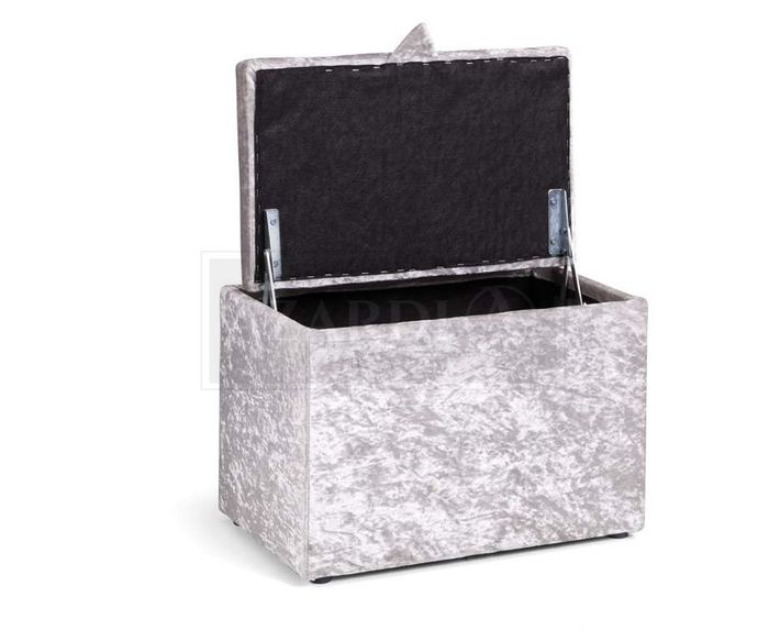 Pouf Fußhocker Ottomane Sitz Hocker Polsterhocker Sitzhocker Edler Truhe Box neu