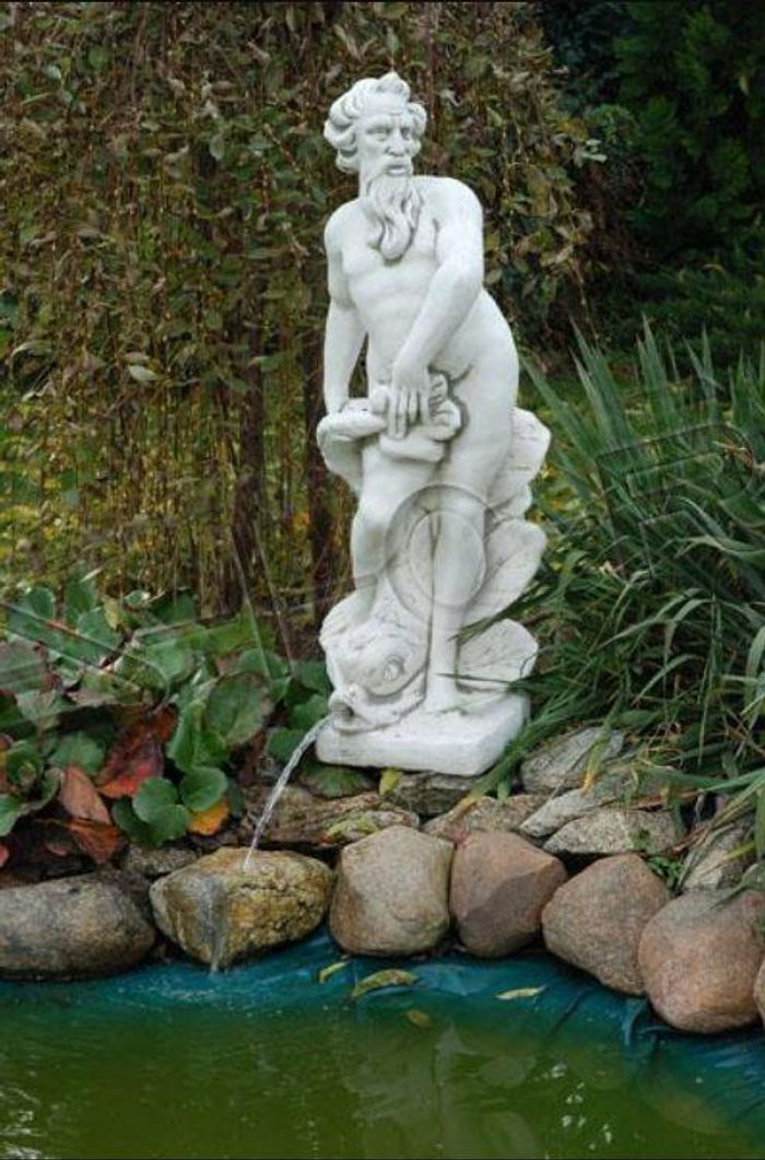 Fontainen Teich Figur Adam Statue Figuren Skulpturen Statuen Skulptur 132cm 297