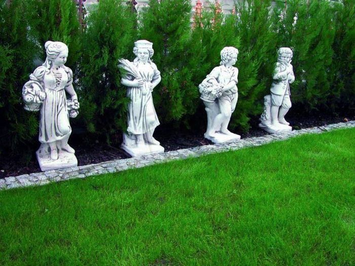 Junge 75cm Figur Statue Figuren Skulptur Statuen Garten Dekoration Deko 326