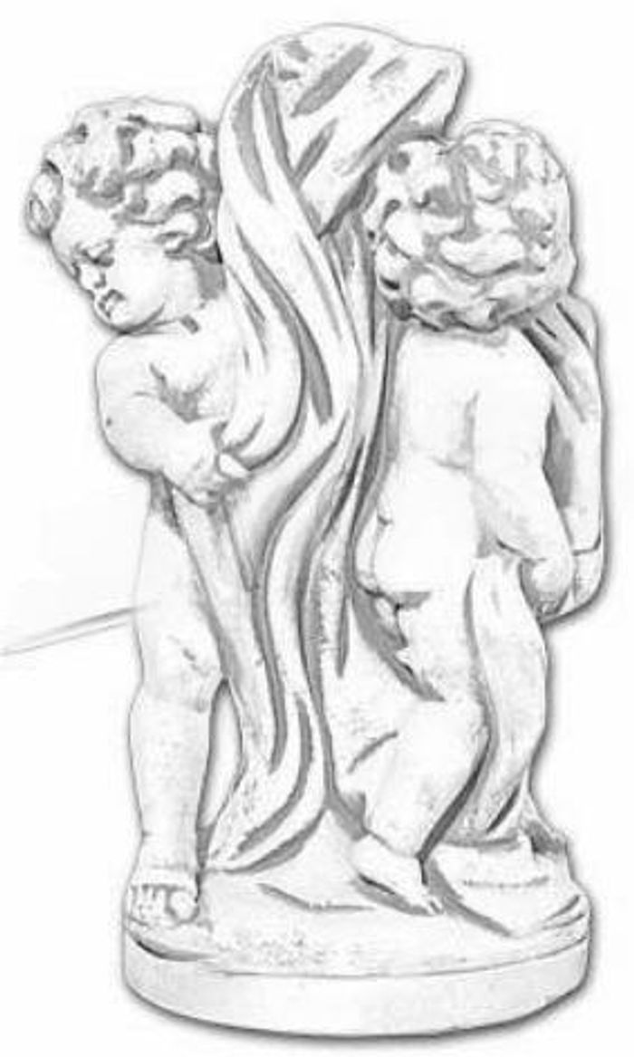 Engel 72cm Skulptur Design Figur Statue Garten Figuren Statuen Skulpturen 383