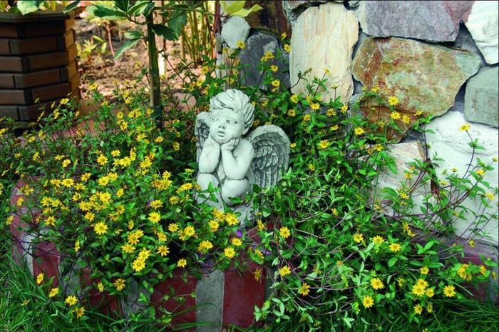 Grabschmuck Grab Stein Dekoration Engel Figur Skulptur Gott Heilig 24cm Deko 436