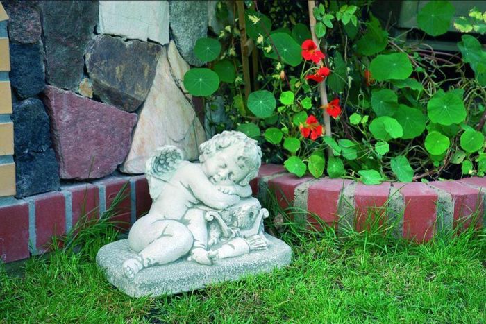 Engel Kinder Skulptur Design Figur Statue Garten Figuren Statuen Skulpturen 437