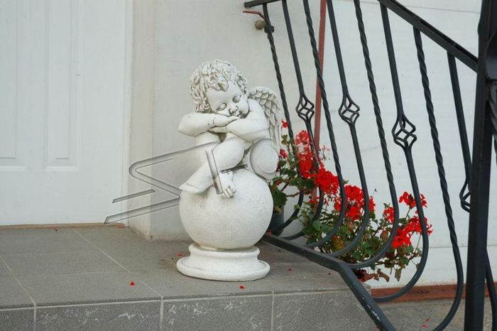 Engel Kugel Statue Figur Figuren Statuen Skulptur Skulpturen Garten Dekoration