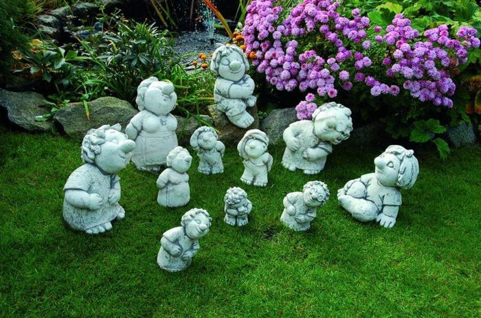 Figur Blumenkübel Pflanz Kübel Dekoration Figur Blumentöpfe Garten Vasen 479 Neu