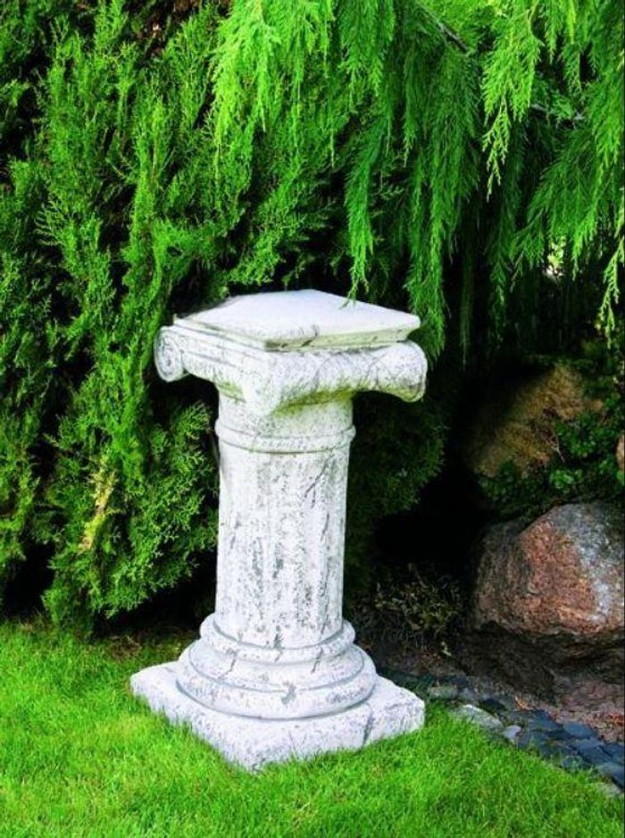 Dekoration Säule Säulen Stein Antik Stil Römische Ständer Sockel Blumenständer