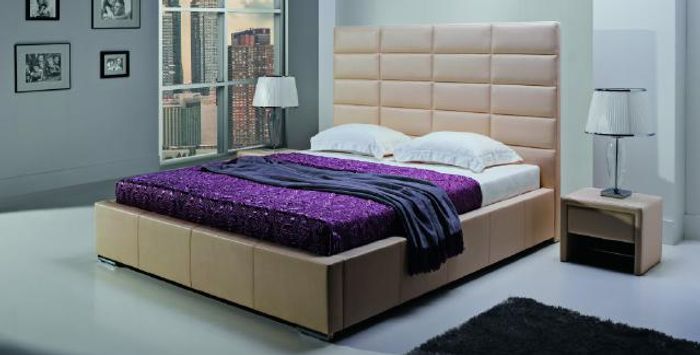 BETT DESIGNER POLSTERBETT EHEBETT DOPPELTBETT MINI-MAXI 2101