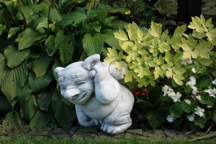Troll 30cm Skulptur Design Figur Statue Garten Figuren Statuen Skulpturen 101006