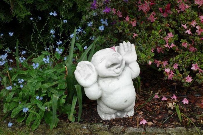 Troll 24cm Skulptur Design Figur Statue Garten Figuren Statuen Skulpturen 101016