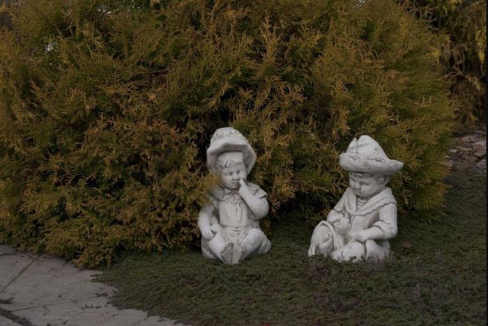 Kind Büste Skulptur Design Figur Statue Garten Figuren Statuen Skulpturen 101034