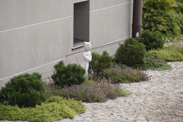 Kind 43cm Skulptur Design Figur Statue Garten Figuren Statuen Skulpturen S101047