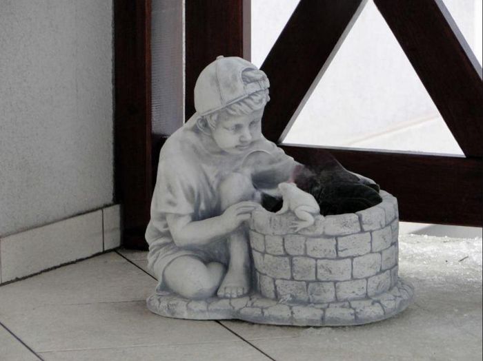 Blumenkübel Pflanz Kübel Dekoration Figur Blumentöpfe Garten Vasen Gefäss 101073