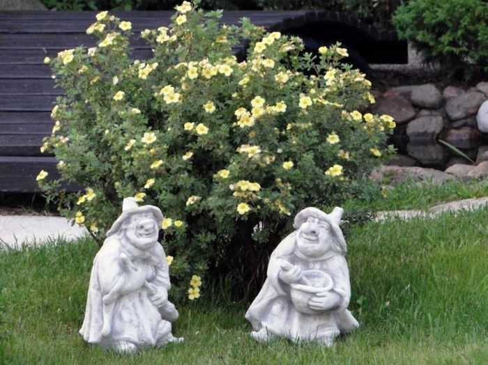 Hexe 29cm Skulptur Design Figur Statue Garten Figuren Statuen Skulpturen S101088