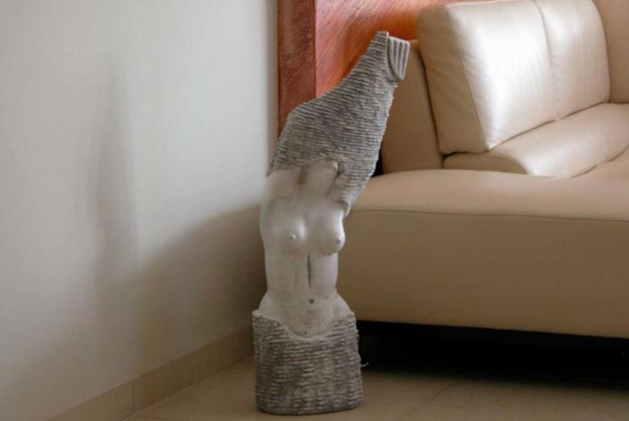 Designer Figur Skulptur Figuren Skulpturen Statue Statuen Abstrakt design 73cm