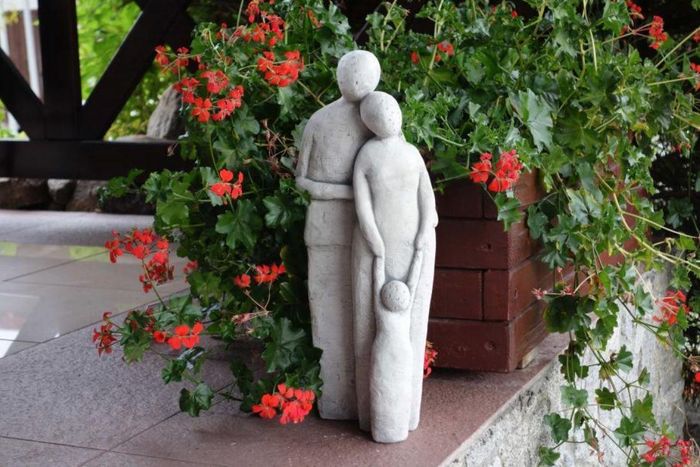 Designer Figur Skulptur Figuren Skulpturen Statue Statuen Abstrakt design 45cm