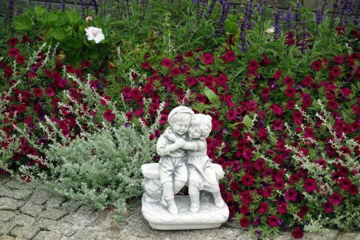 33cm Deko Skulptur Design Figur Statue Garten Figuren Statuen Skulpturen S101138