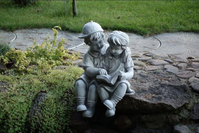 40cm Deko Skulptur Design Figur Statue Garten Figuren Statuen Skulpturen S101139