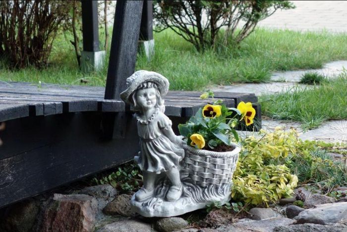 40cm Deko Skulptur Design Figur Statue Garten Figuren Statuen Skulpturen S101140