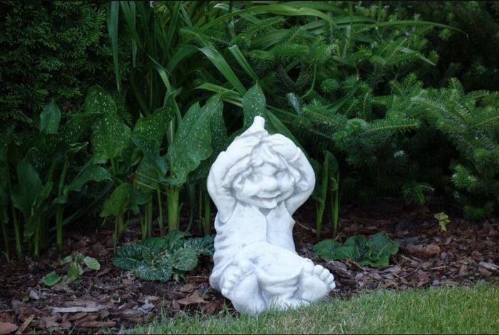 Statue Figur Verrückter Junge Garten Dekoration Skulptur Figuren Statuen S101183