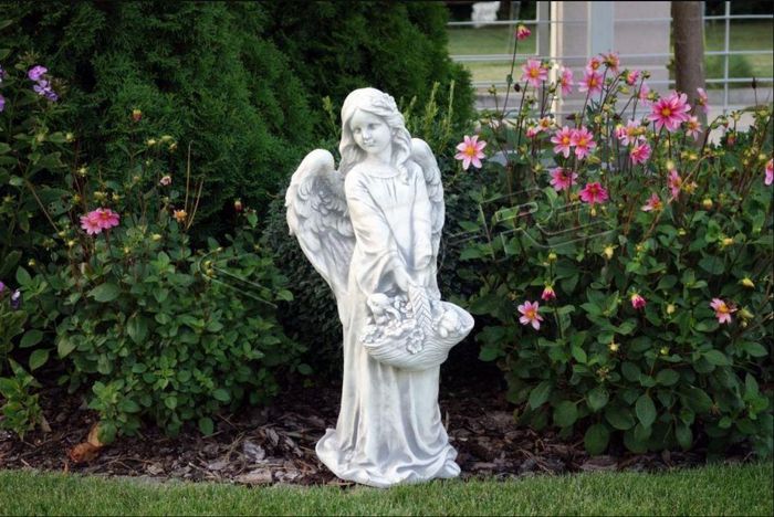 Frau 63cm Skulptur Design Figur Statue Garten Figuren Statuen Skulpturen 101185