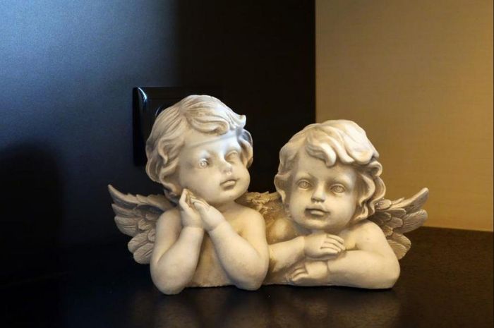 Grabengel Engel Schutzengel Grabschmuck Stein Dekoration Figur Statue Skulpturen