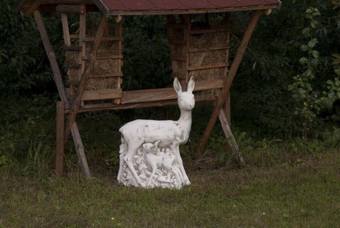 Garten Deko Hirsch Statue Skulptur Figuren Skulpturen Designer Figur Statuen Neu