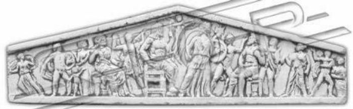 Relief Wand Dekoration Steinplatte Bild Bilder Antik Stil Garten Terrasse Haus