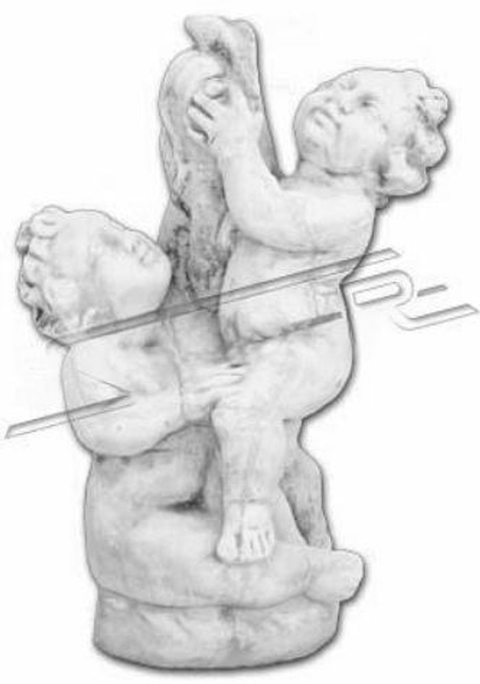 Figur Skulptur Kinder engel Skulpturen Designer Garten Figuren Statuen Statue