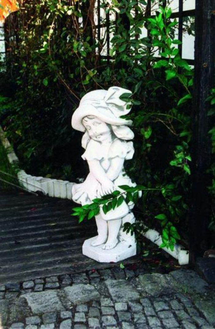 Mädchen 90cm Figur Statue Figuren Skulptur Statuen Garten Dekoration 246 Neu