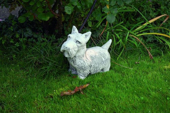 Garten Dekoration Hund Terrasse Stein Figuren Figur Deko Statue Skulptur 500 Neu