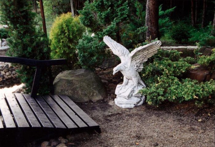 Adler XXL Greifvogel Statue Figur Skulptur Skulpturen Statuen Figuren Terrasse