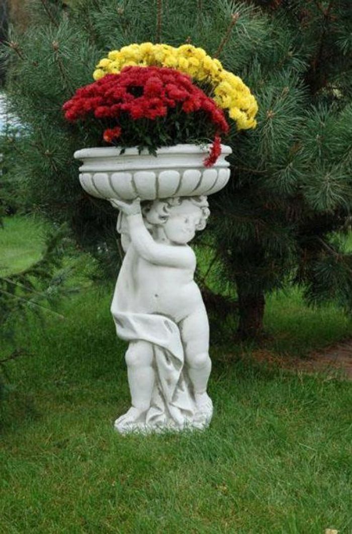Blumenkübel Pflanz Kübel Dekoration Figur Blumentöpfe Garten Vasen Gefäss 580