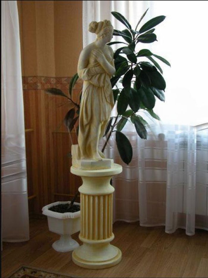 Säule Figur Skulptur Fguren Statue Säulen Design Garten Dekoration Deko Haus 604