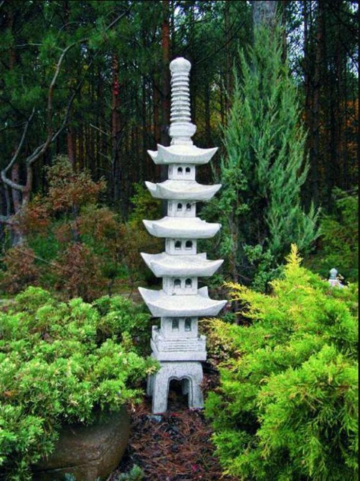 Gartenfigur Abstrackte Figur Skulptur Statue Japanisches Haus Dekoration 614