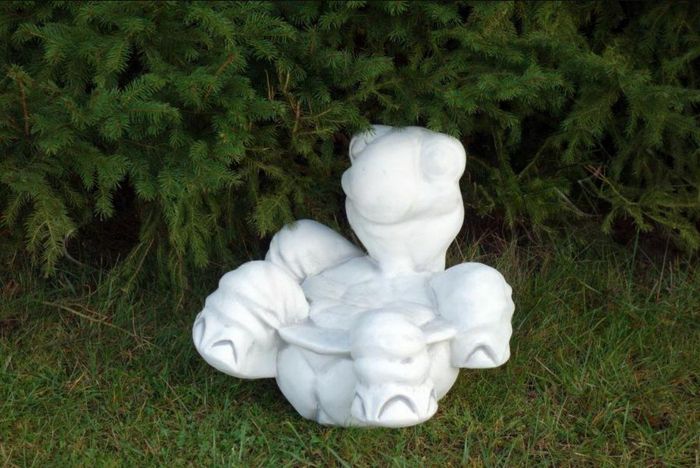 Garten Schildkröte Dekoration Terrasse Stein Figuren Figur Deko Statue Skulptur