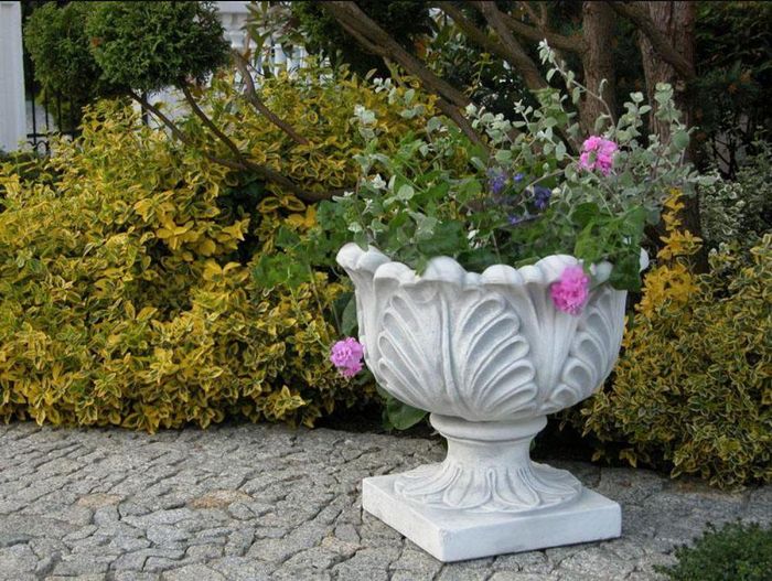 Design Blumentopf Top Planz Kübel Gefäß Töpfe Figur Gesicht Skulptur S104013