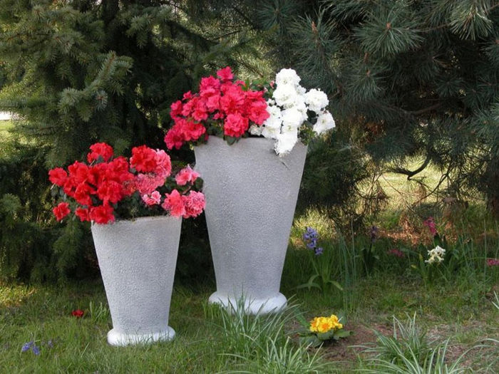 Design Blumentopf Top Planz Kübel Gefäß Töpfe Figur Gesicht Skulptur S104024