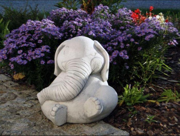 Design Figur Elefant Skulptur Figuren Skulpturen Statuen Statue Garten S203036