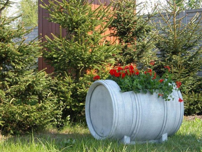 Design Blumentopf Top Planz Kübel Gefäß Töpfe Figur Gesicht Skulptur S204021