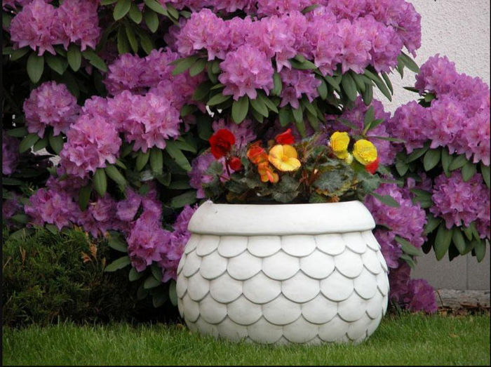 Blumenkübel Pflanz Kübel Dekoration Figur Blumentöpfe Garten Vasen Gefäss 204036