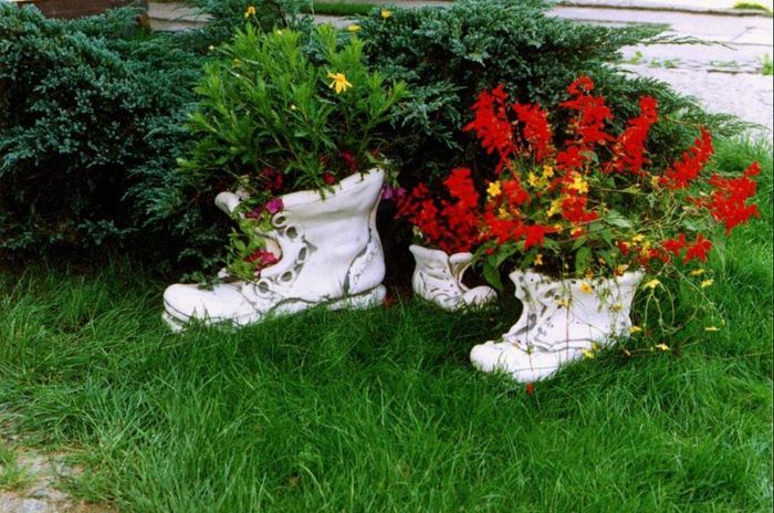Blumenkübel Pflanz Kübel Dekoration Figur Blumentöpfe Garten Vasen 153
