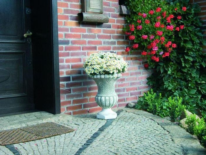 Blumenkübel Pflanz Kübel Dekoration Figur Blumentöpfe Garten Vasen 175